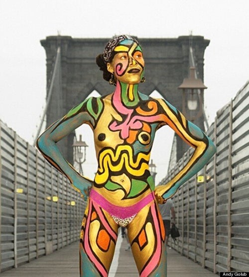 brandon proy add naked body painter photo