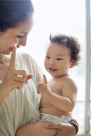 denisa median add bokeh japanese mom and son image