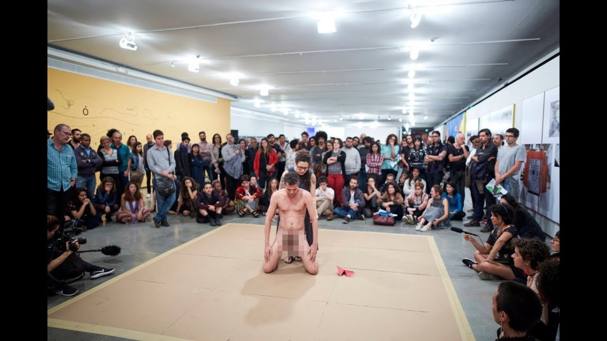 adam mengesha add nude performance art photo