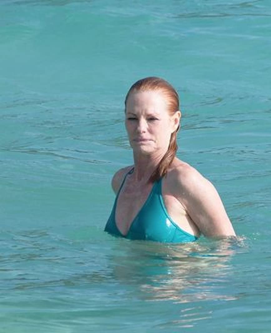 arabella roxas add marg helgenberger in a bikini photo