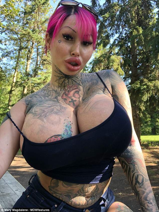 bryan brantley add tattooed fake tits image