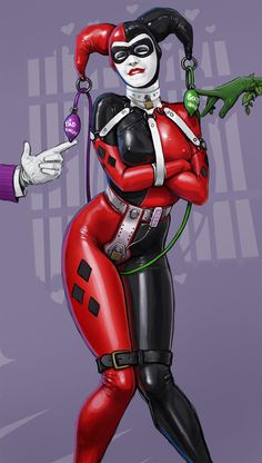 andrew mines add harley quinn bondage image