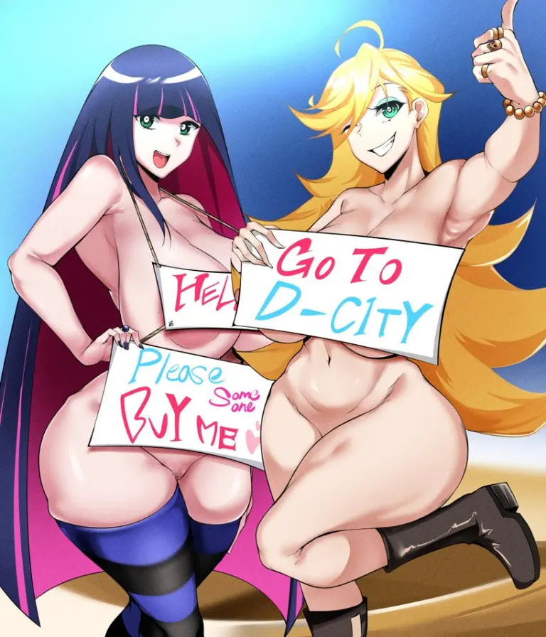 alisha obrien add panty and stocking nsfw image