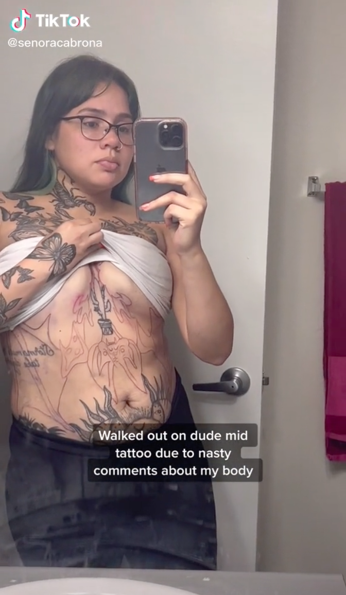 bien lee add tattooed fake tits image