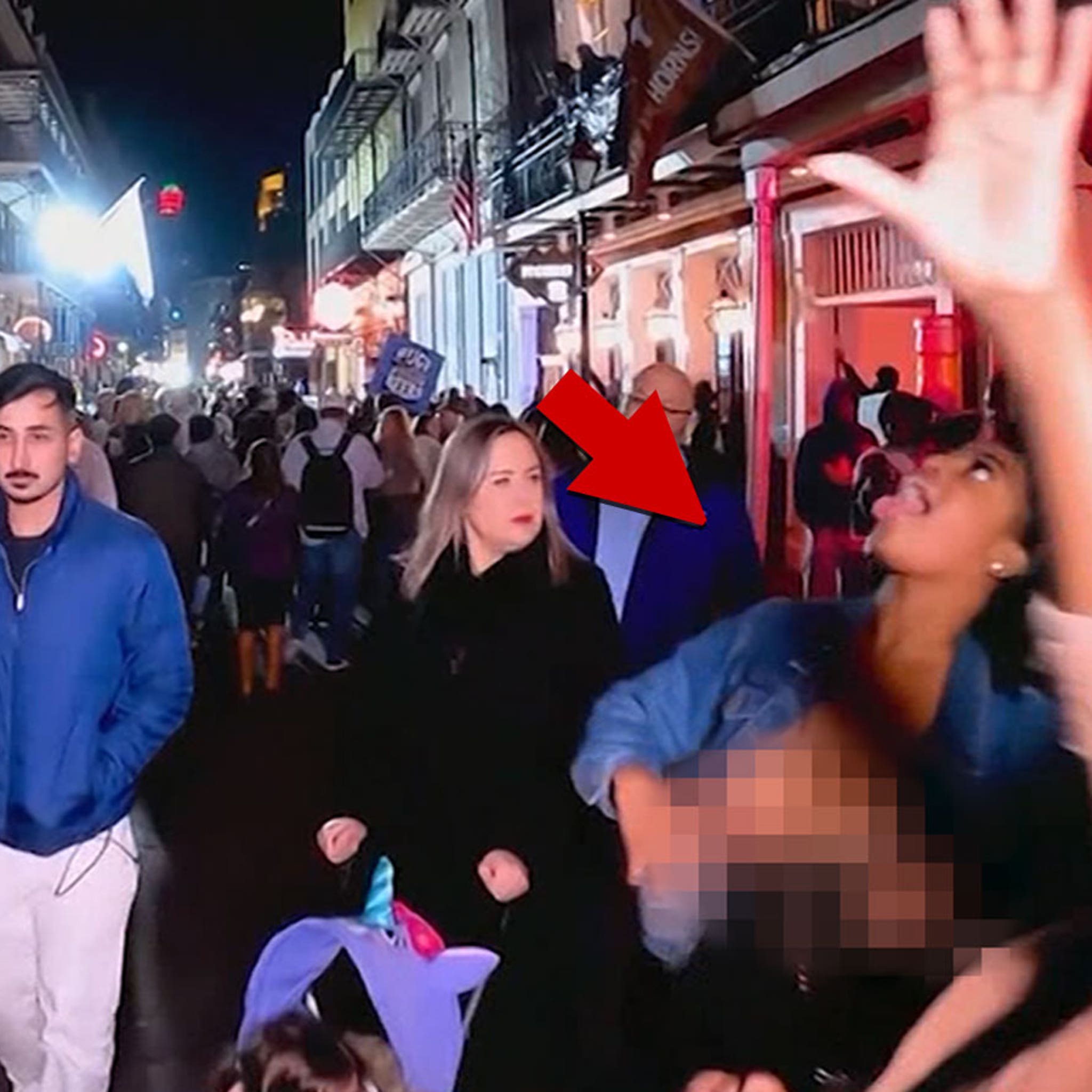 devin etheridge add bourbon street flasher video image