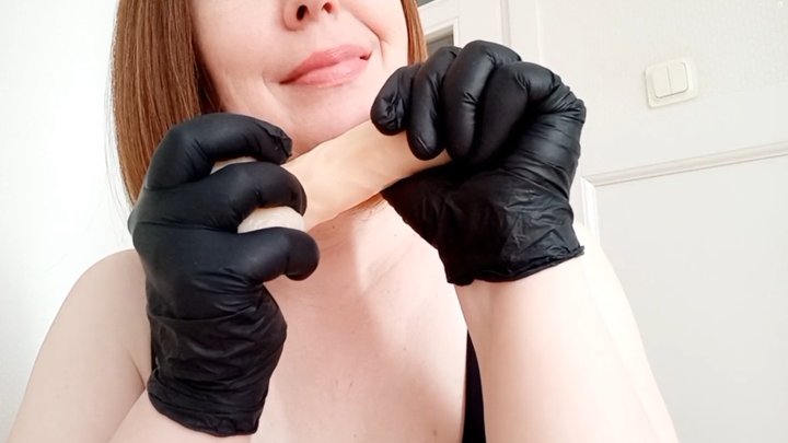 alan glenn add black latex gloves handjob photo