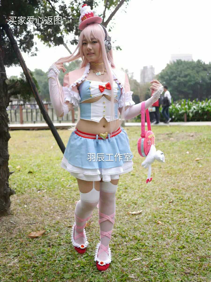 buddy harden add super sonico cosplay photo