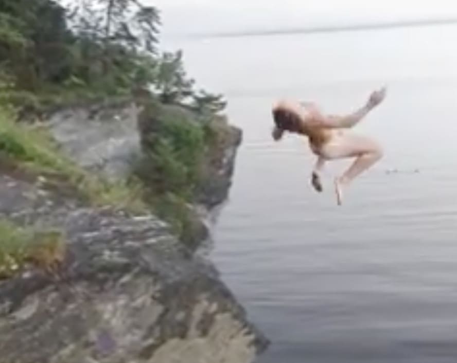 asham singh add cliff diving naked photo