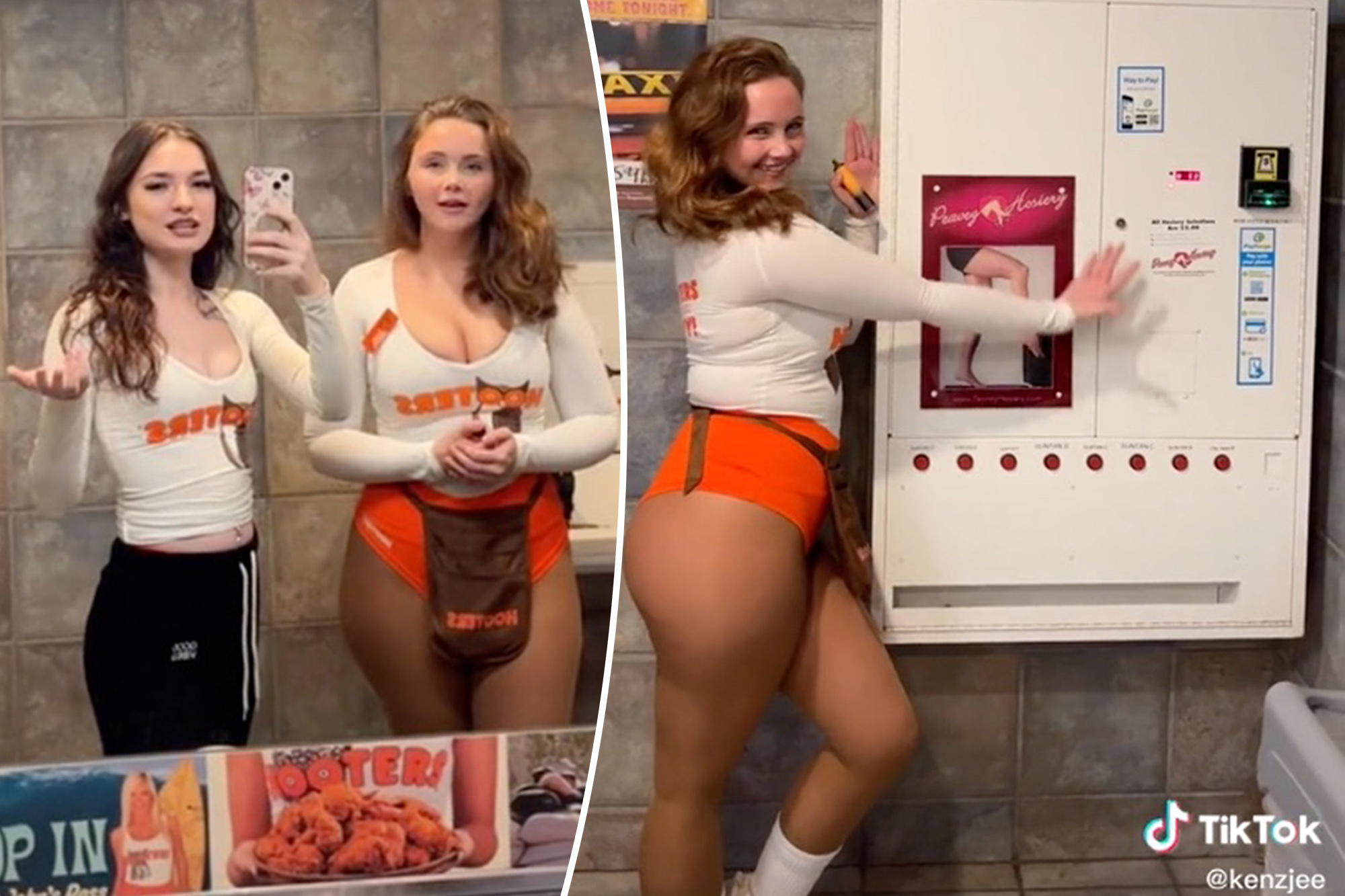 alexandra streeter add hooters in pantyhose photo