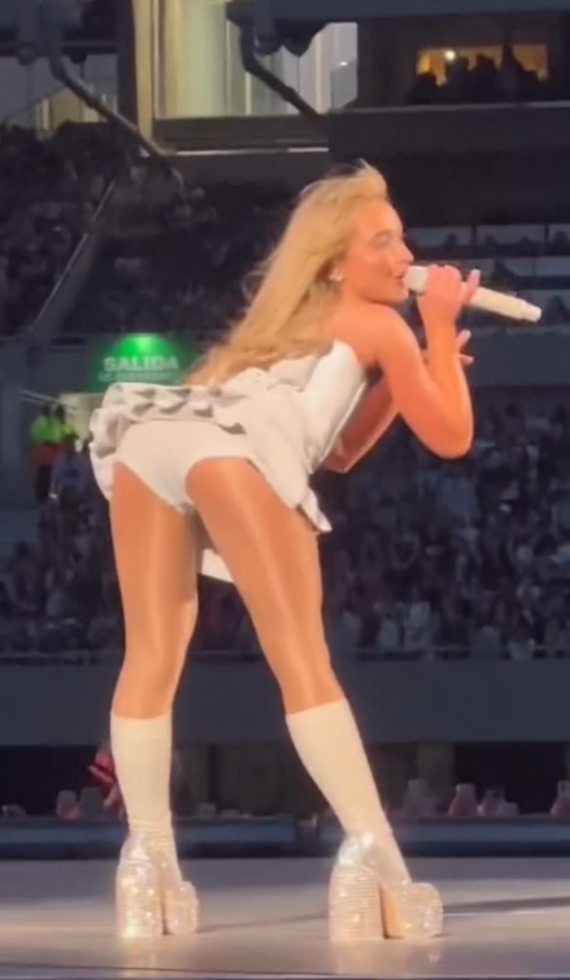 bridget buchholz add sabrina carpenter butt photo