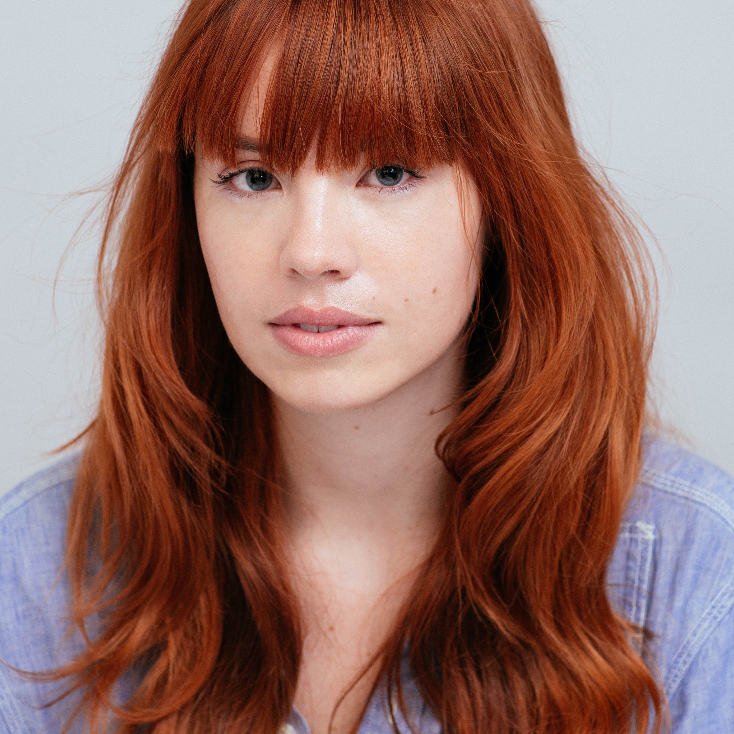 carley nicholas add redheads with bangs photo