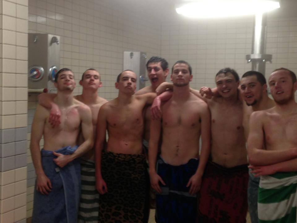 chad crockett add male group shower photo