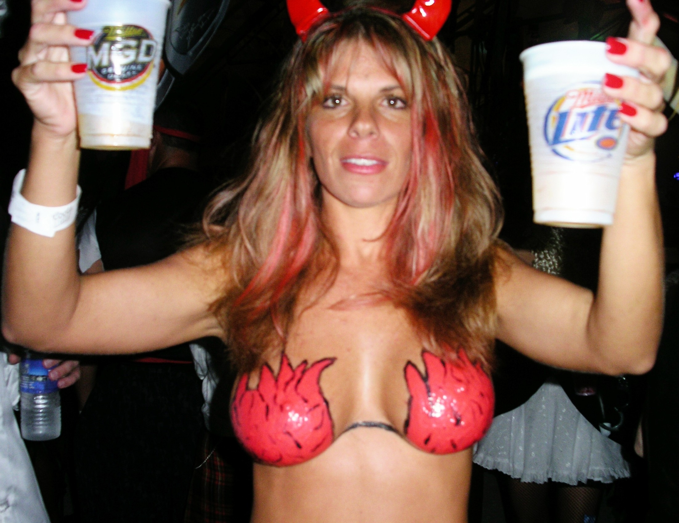 aurelia bautista add milf halloween party photo