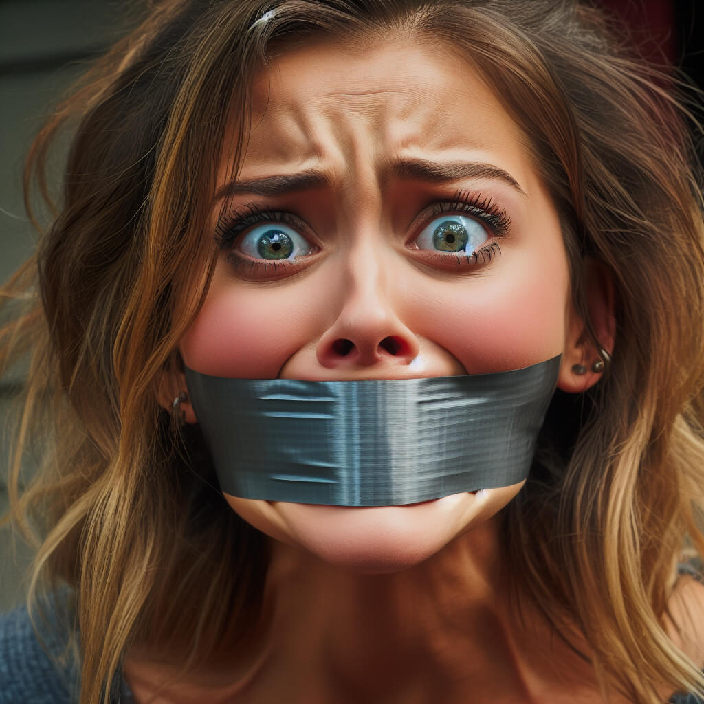 cynthia marie thomas add tight tape gag image